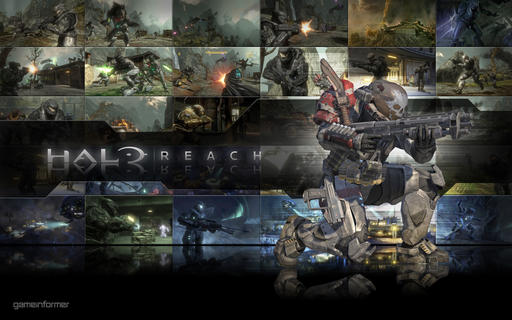 Halo: Reach - Обои и описания персонажей от Gameinformer